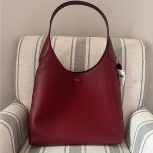 NWT Authentic COACH Brooklyn 39 Shoulder Bag in Dark Ruby